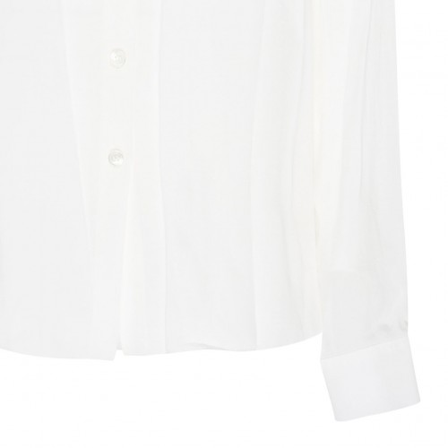 Marni White Silk Long Sleeved Shirt.