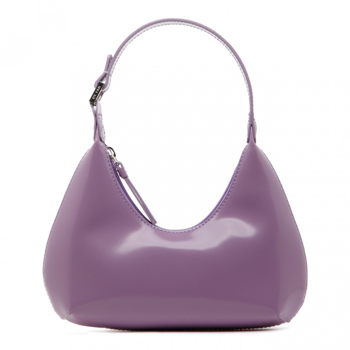 Purple Haze Calf Leather Amber Shoulder Bag