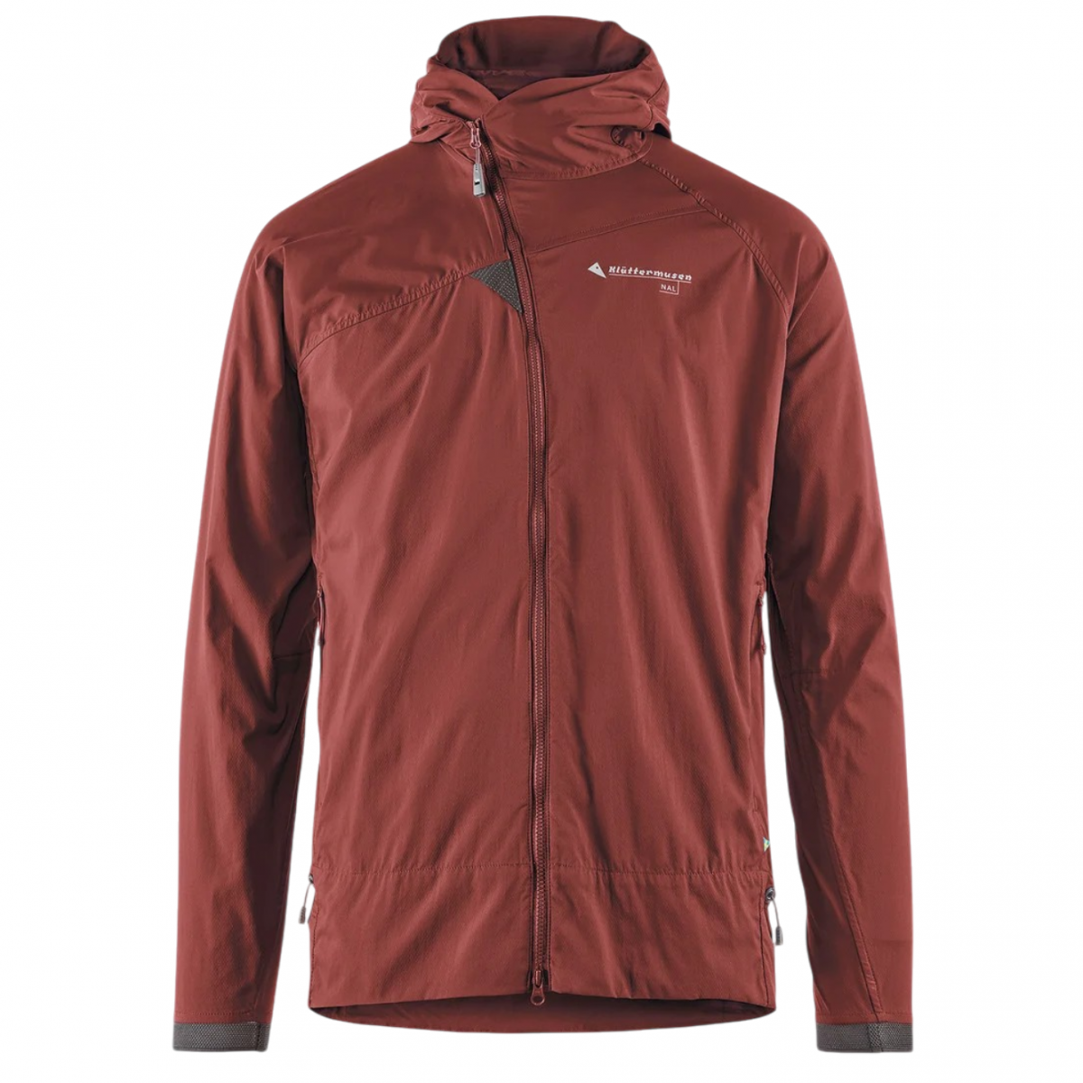 Madder Red Nal Windbreaker Jacket
