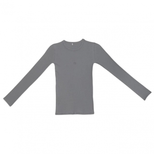 Bow Blue Heart Long Sleeve Tee