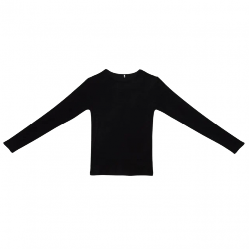 Black Omo Long Sleeve Tee