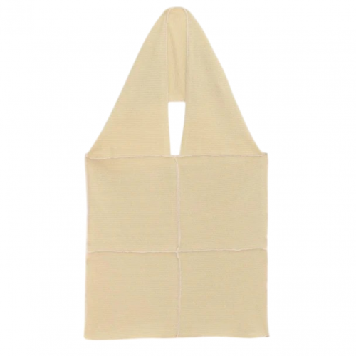 Light Yellow Cinder Halter Top