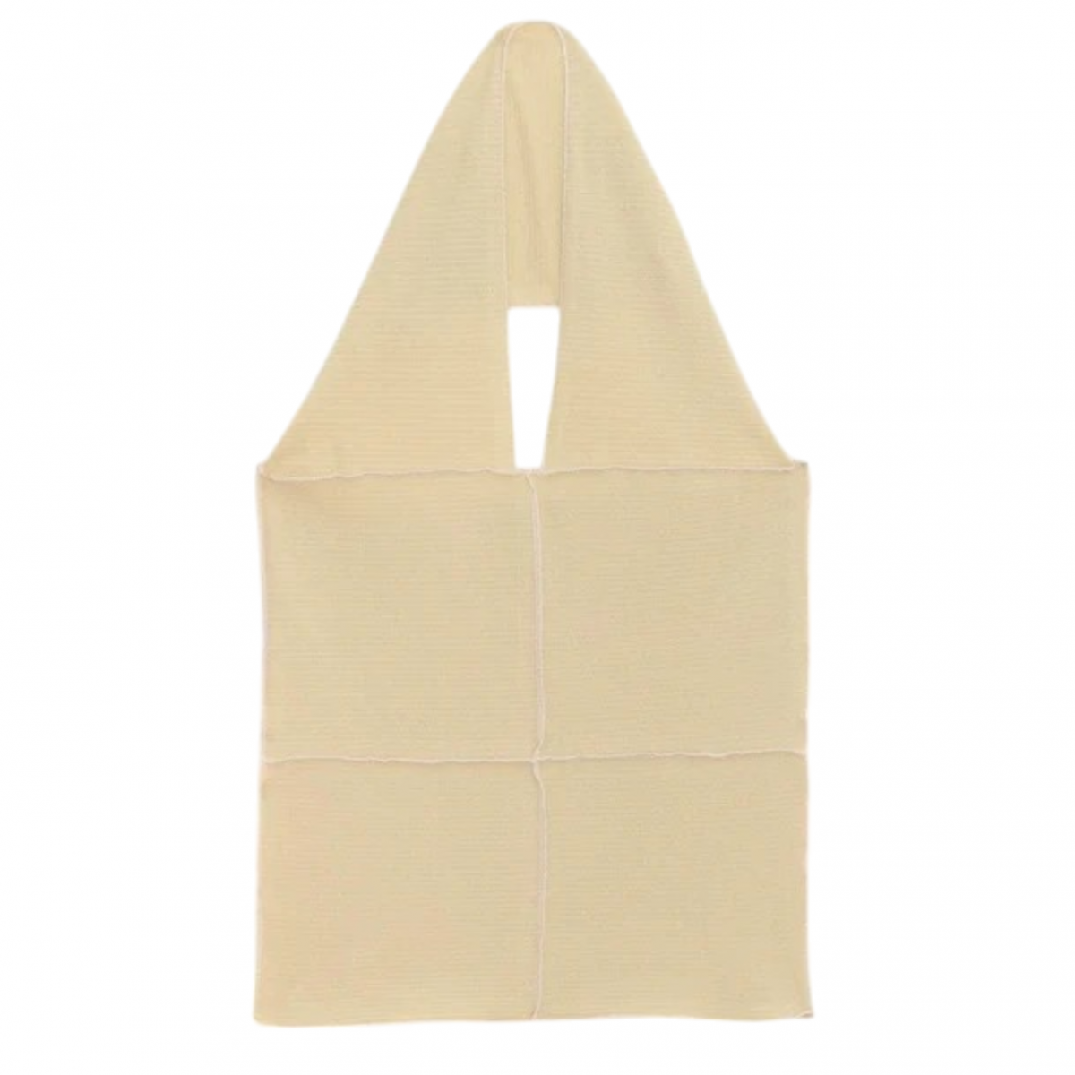 Light Yellow Cinder Halter Top