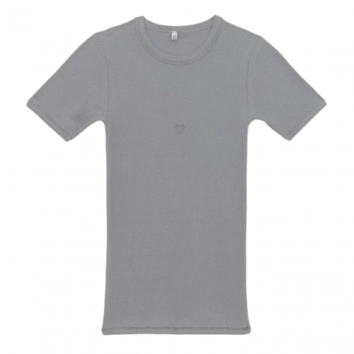 Bow Blue Heart Tee Shirt