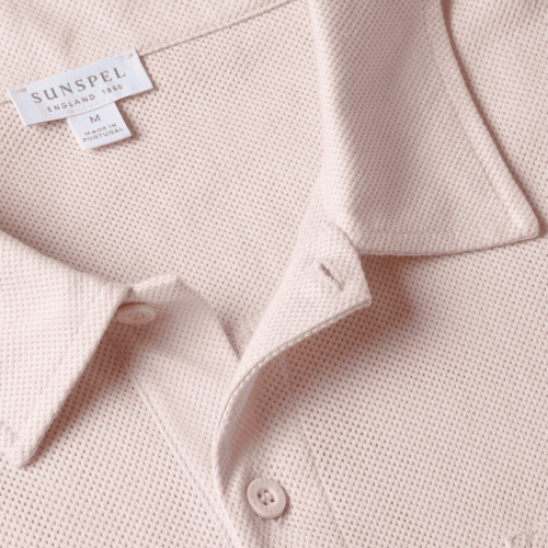 Pastel Pink Riviera Polo Shirt 2