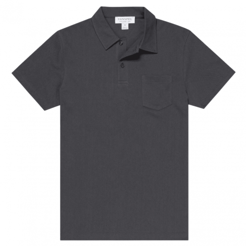 Charcoal Riviera Polo Shirt
