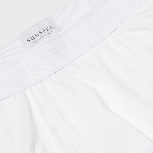 White Superfine Cotton Trunks 2