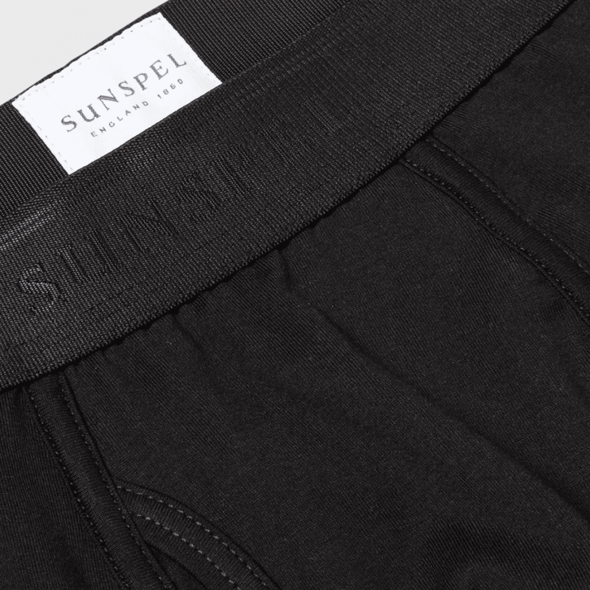 Black Superfine Cotton Trunks