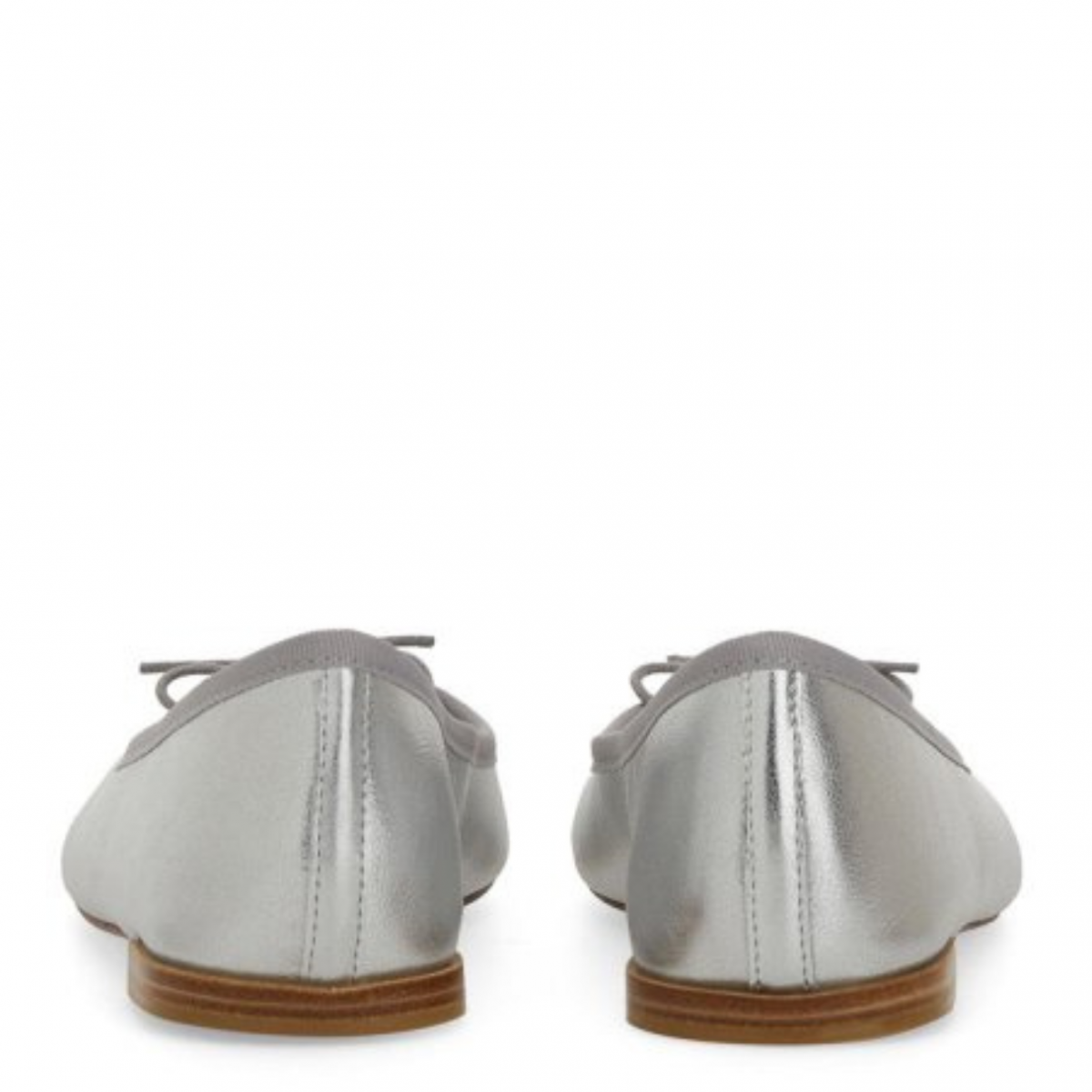 Silver Cendrillon Ballerinas