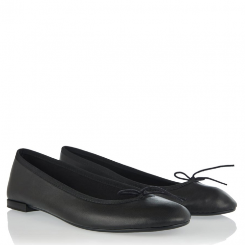Black Cendrillon Ballerina Ballet Flats
