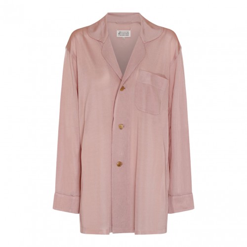 Rose Pink Oversized Button...