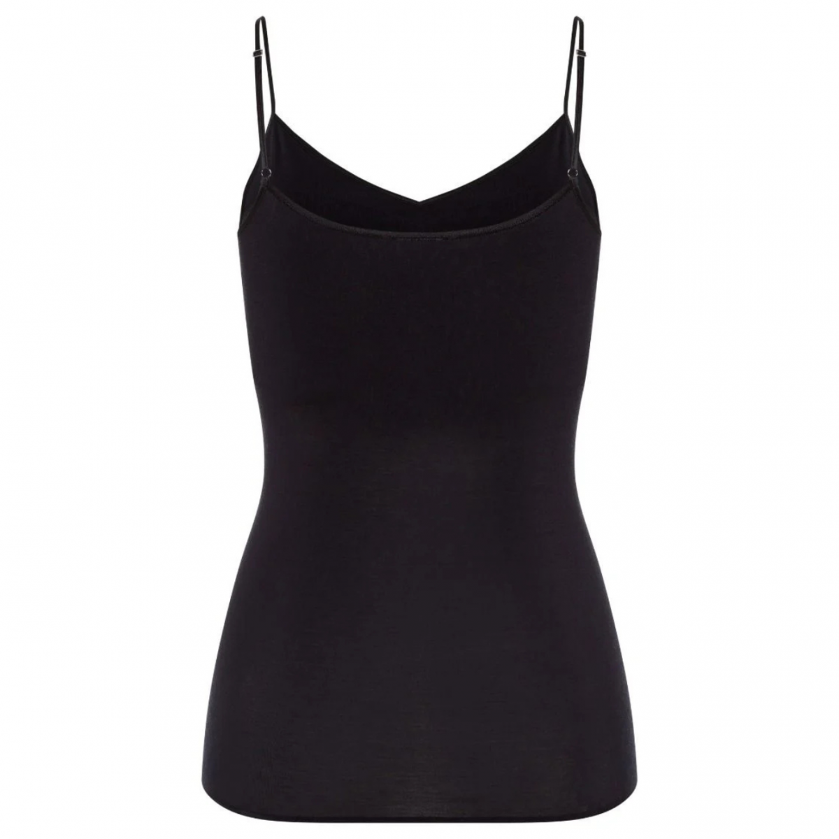 Black Padded Spaghetti Top