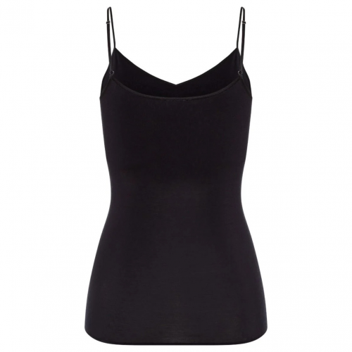 Black Padded Spaghetti Top