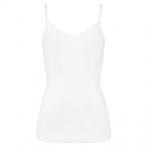 White Padded Spaghetti Top