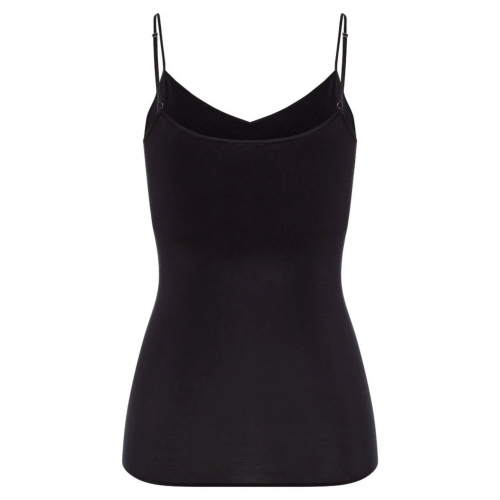 Black Padded Spaghetti Top