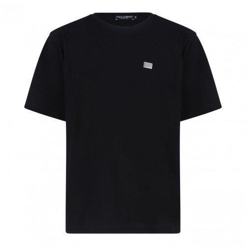 Black Logo Plaque T-Shirt