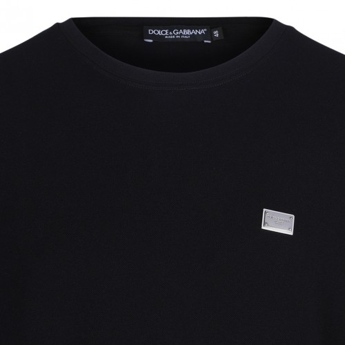 Black Logo Plaque T-Shirt