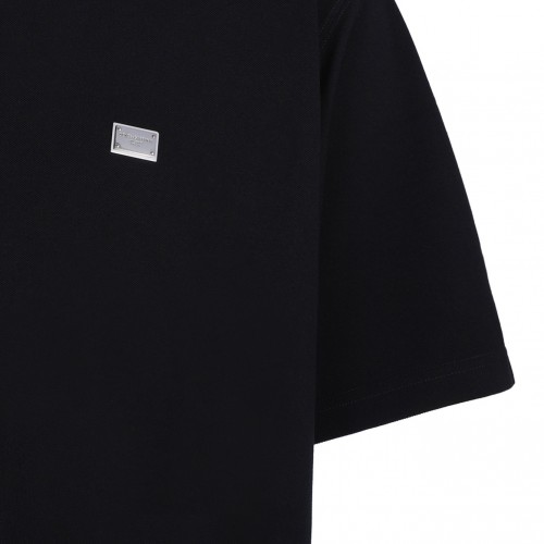 Black Logo Plaque T-Shirt