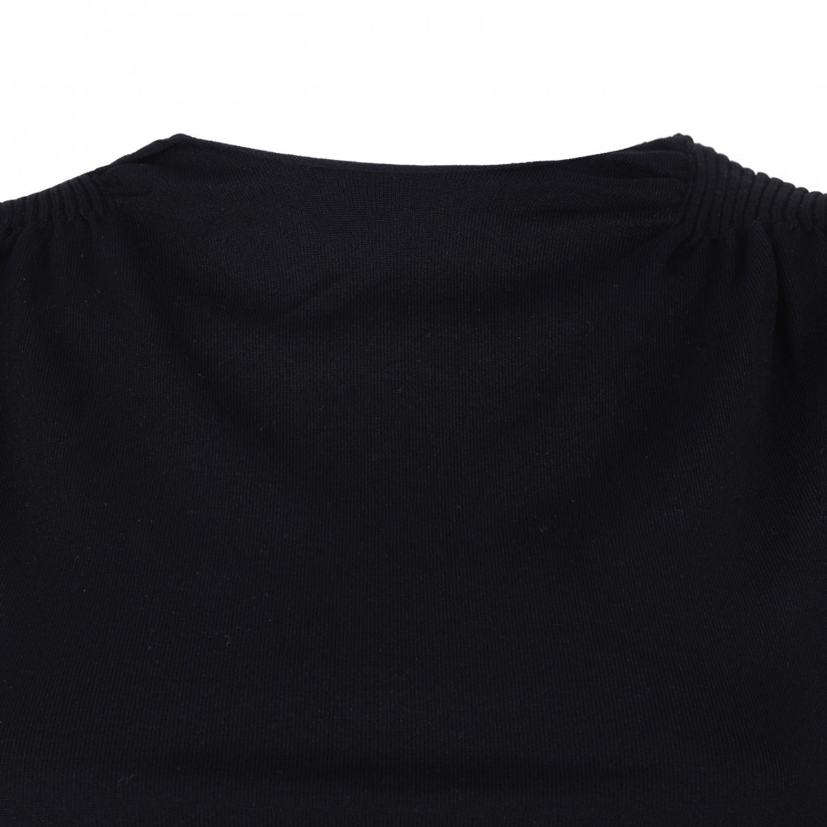 Black Ruched Top
