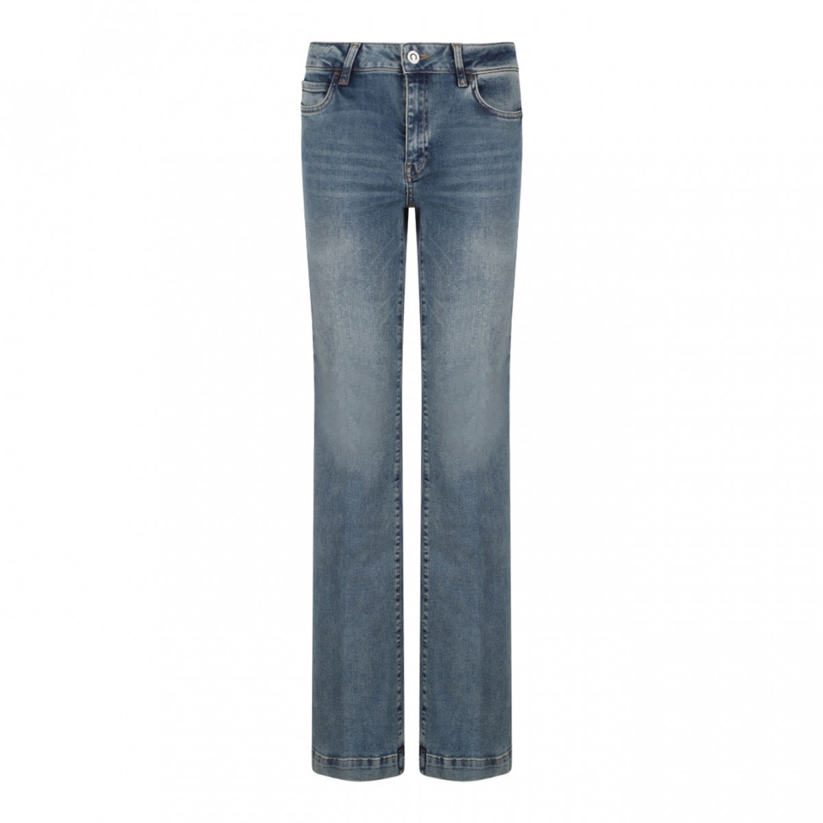 Blue Denim Flare Jeans