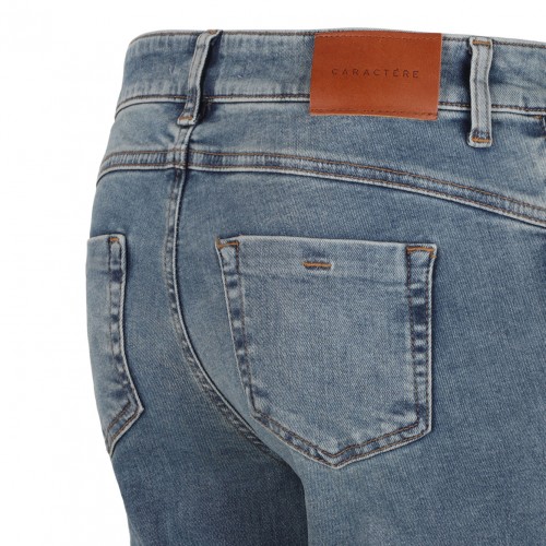 Blue Denim Flare Jeans