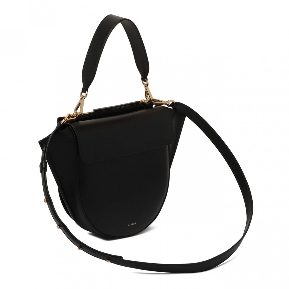 Black Medium Hortensia Bag