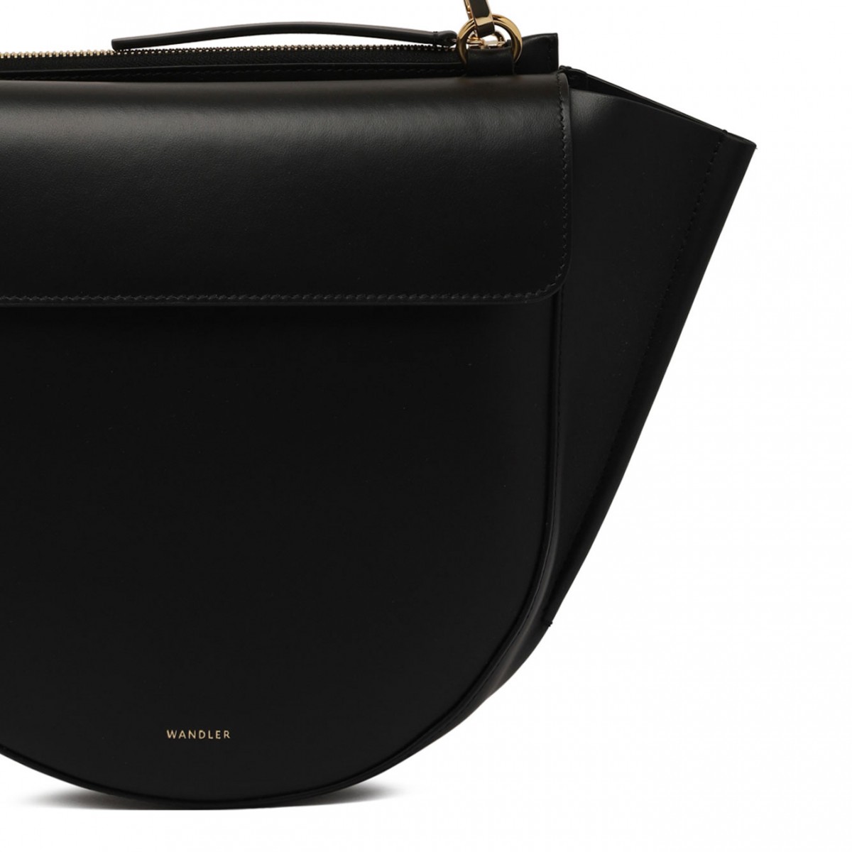 Black Medium Hortensia Bag