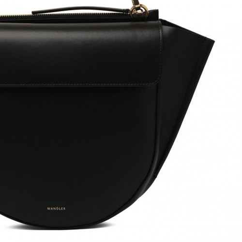 Black Medium Hortensia Bag