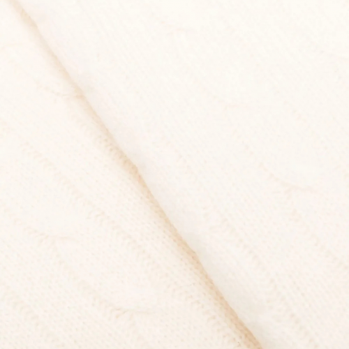 Cable Cashmere Throw Blanket 2