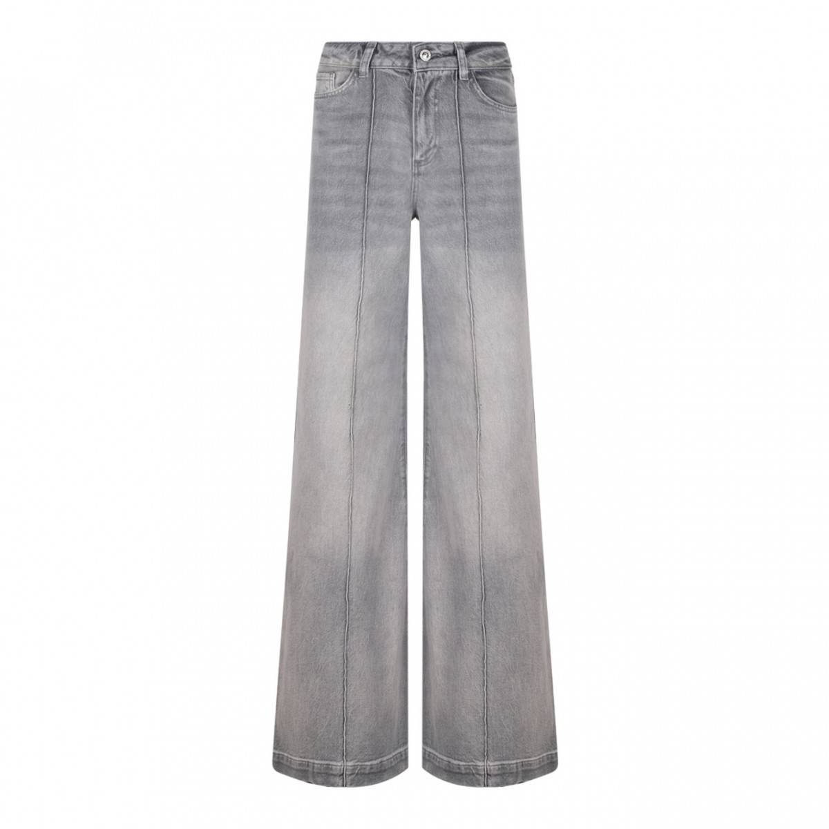 Light Grey Wide Leg Jeans