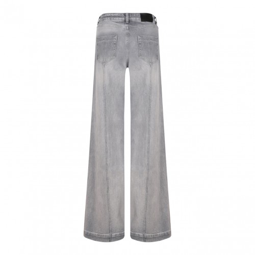 Light Grey Wide Leg Jeans