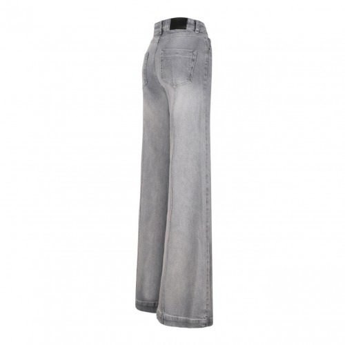 Light Grey Wide Leg Jeans