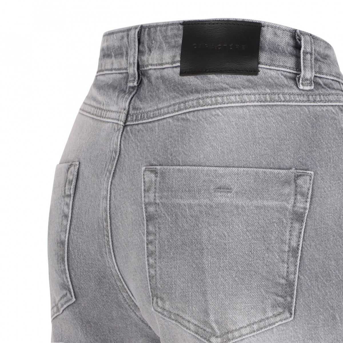 Light Grey Wide Leg Jeans