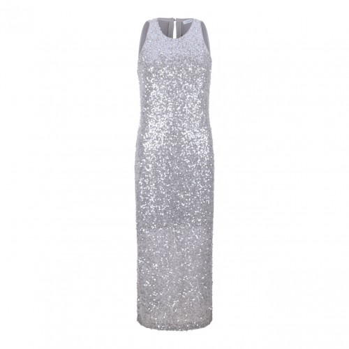 Silver Sequin Dress
