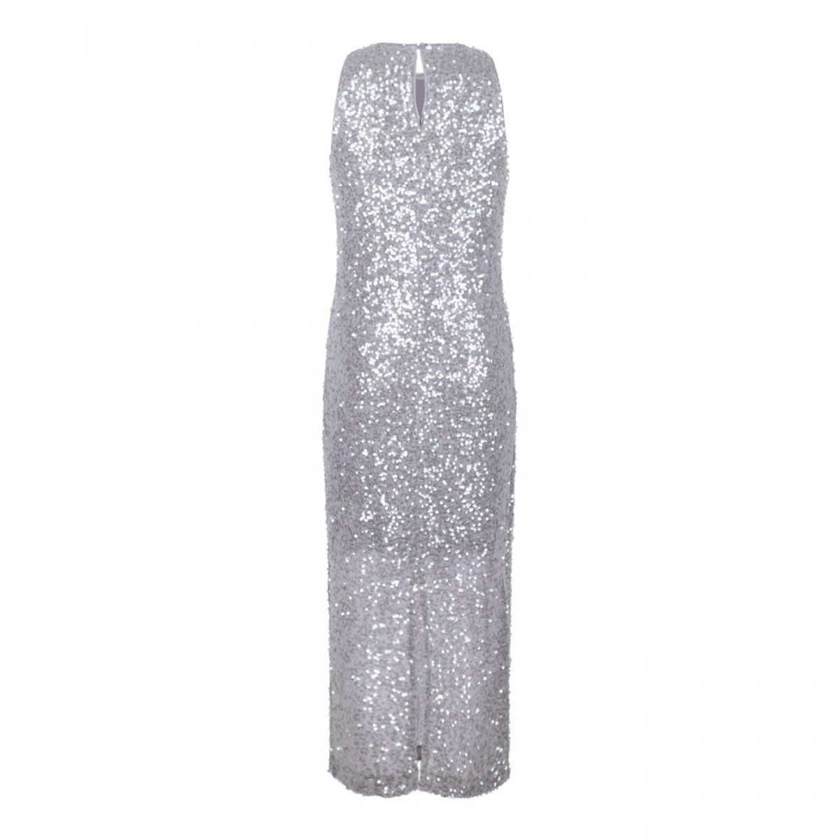 Silver Sequin Dress