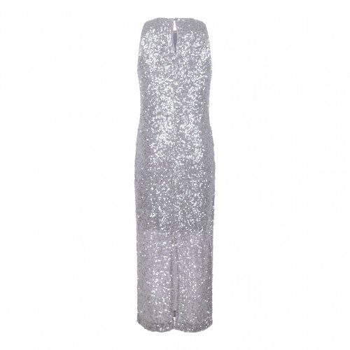 Silver Sequin Dress