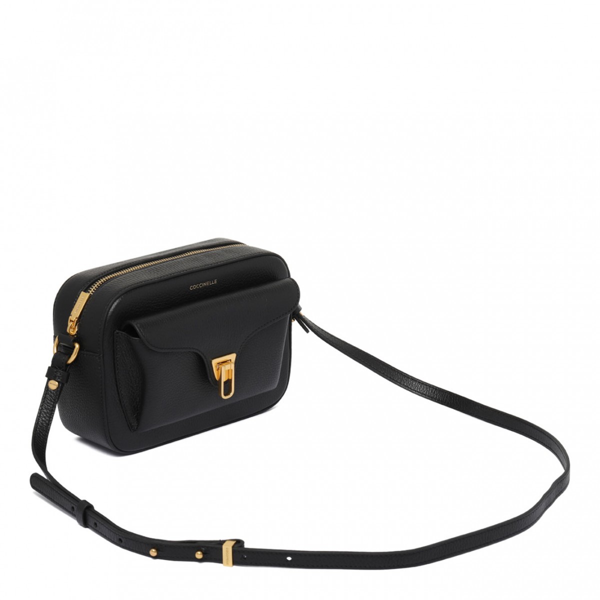 Black Beat Soft Crossbody Bag