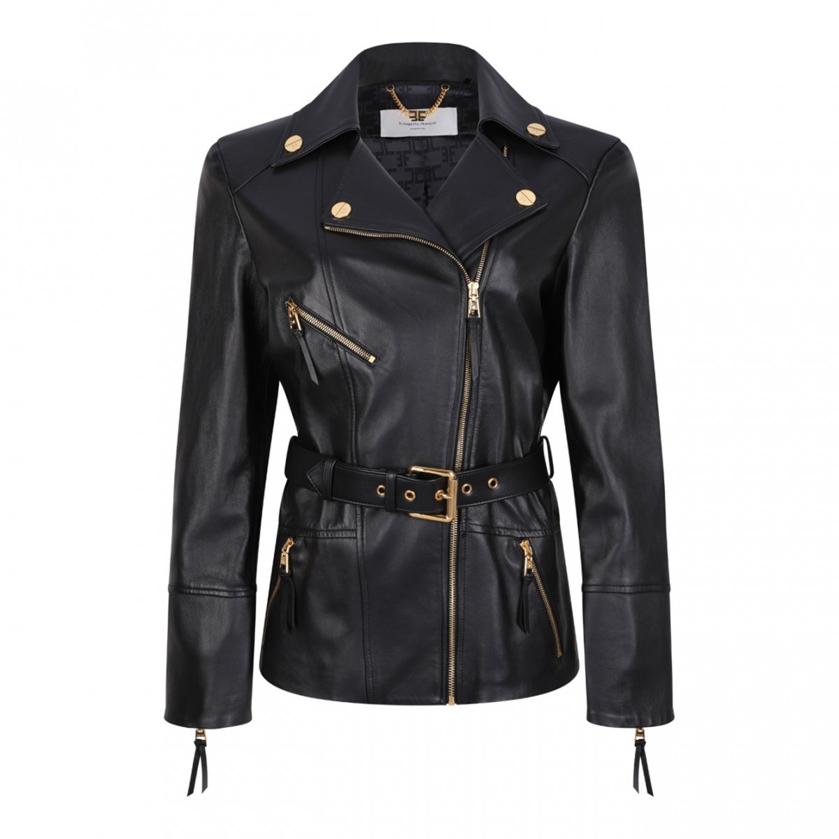 Black Leather Biker Jacket