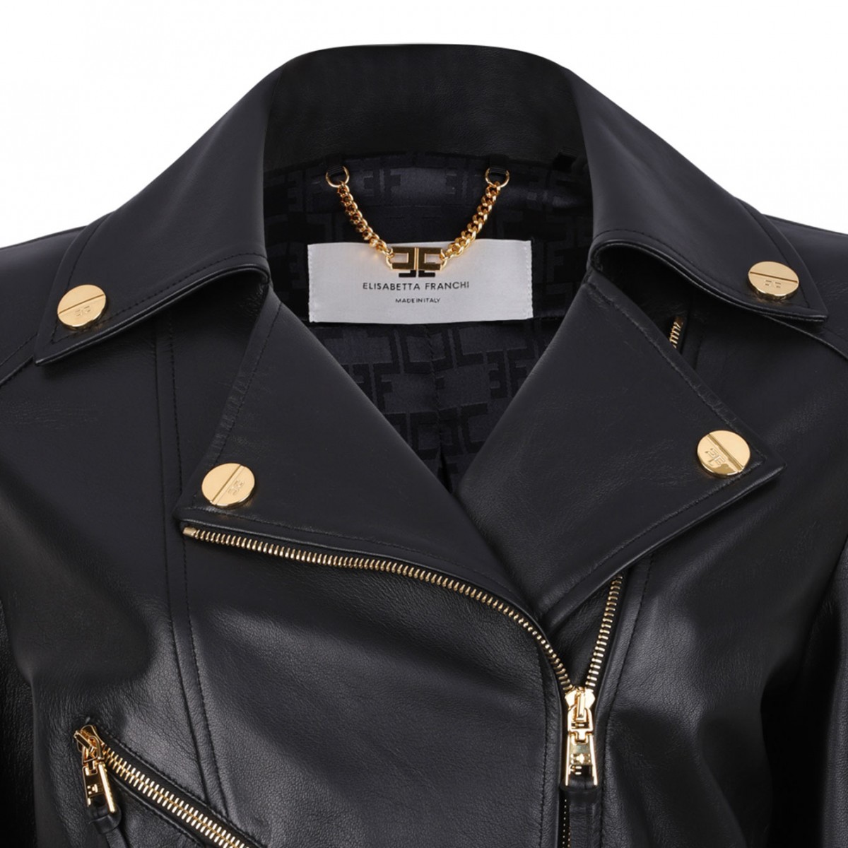 Black Leather Biker Jacket