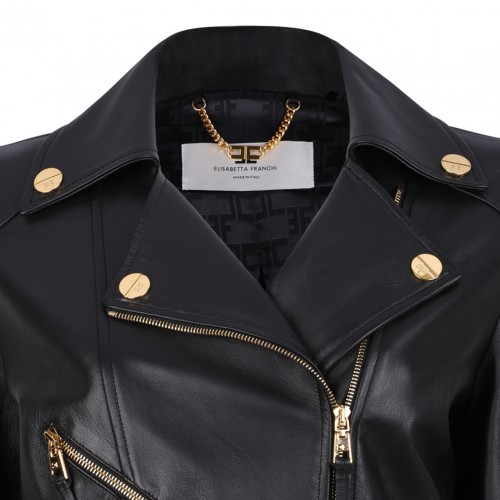 Black Leather Biker Jacket