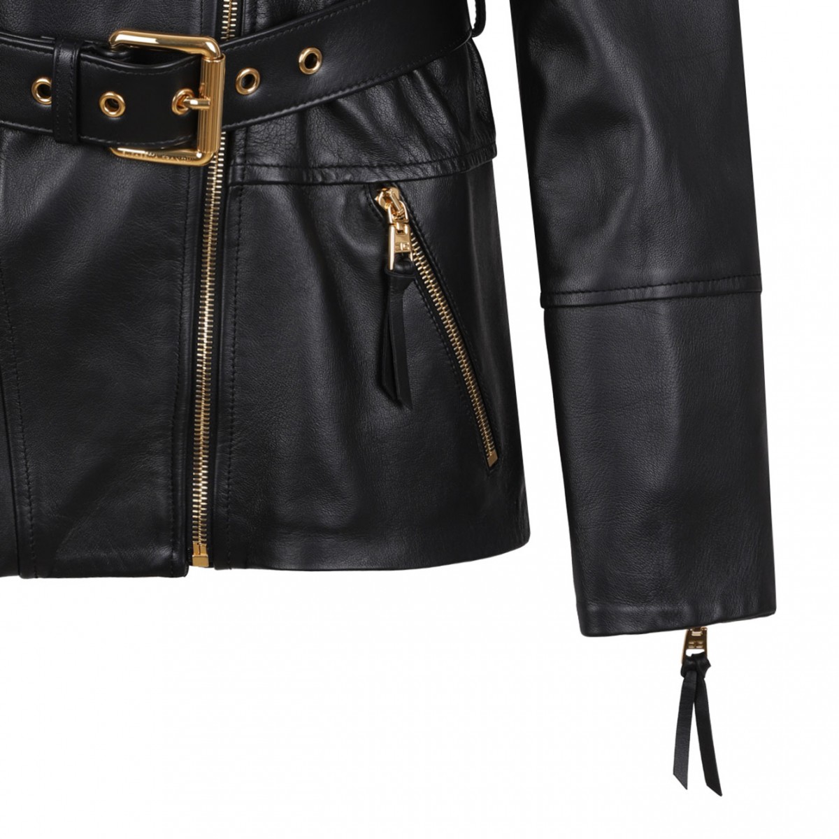 Black Leather Biker Jacket
