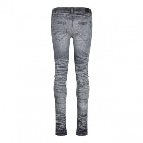 Grey Tapered Jeans 2