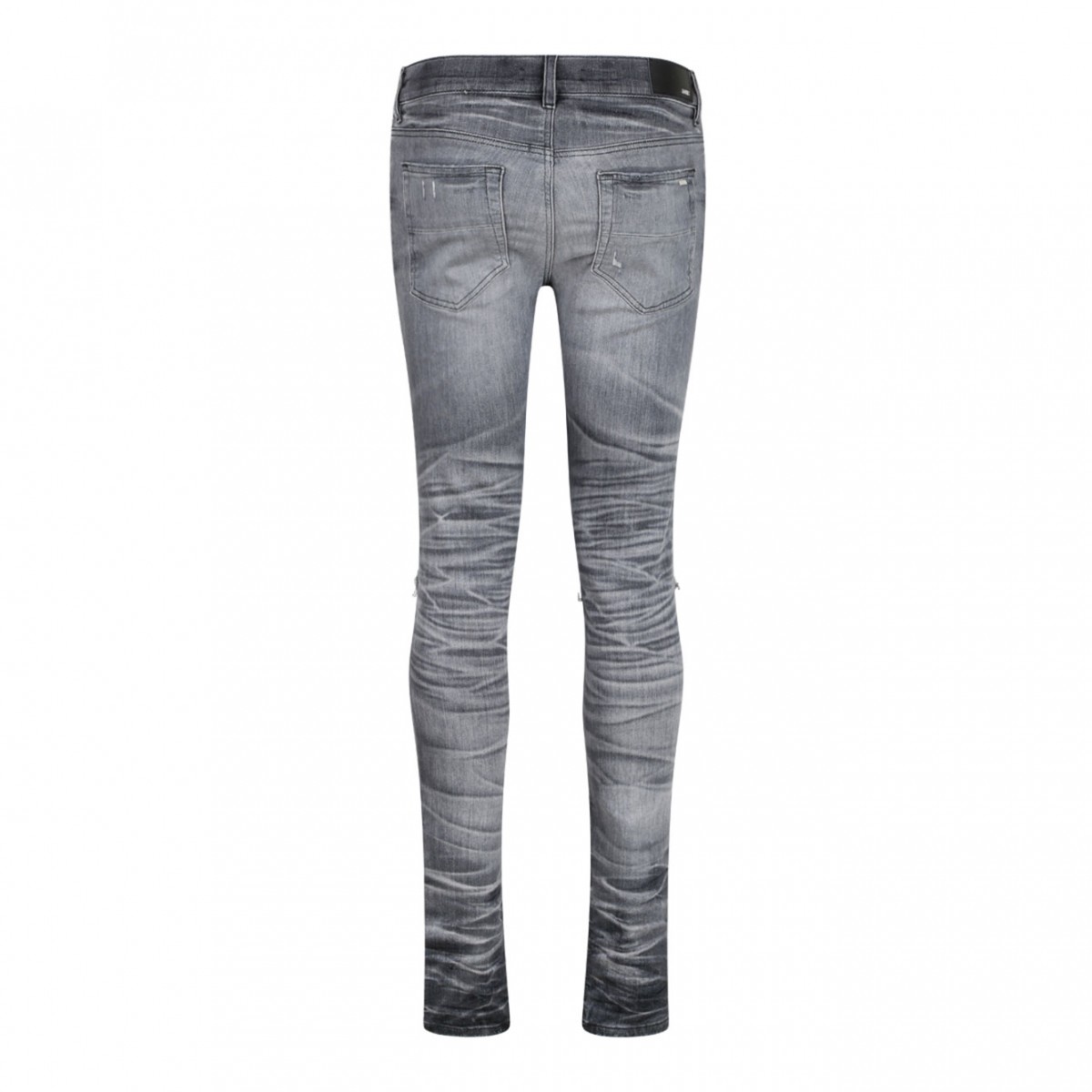 Grey Tapered Jeans