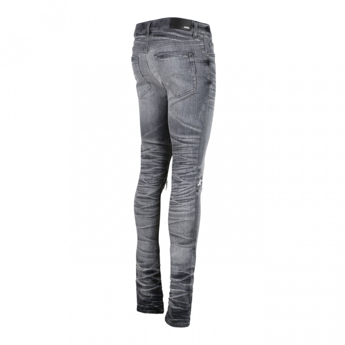 Grey Tapered Jeans