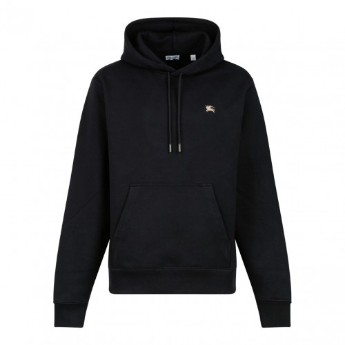 Black Knight Stamp Cotton Hoodie