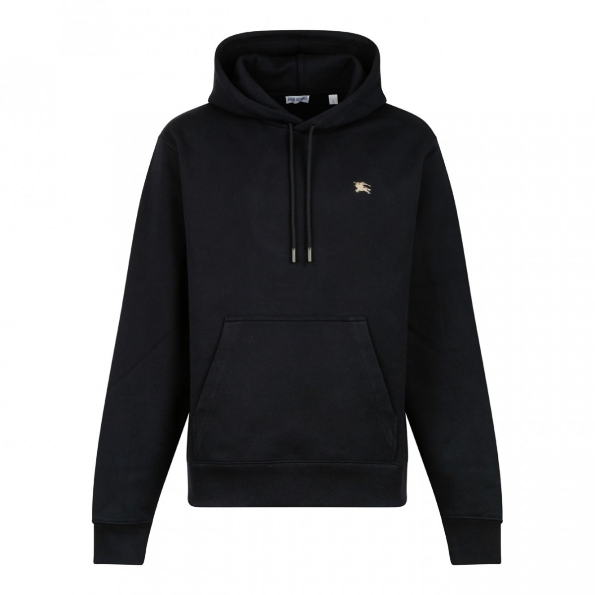 Black Knight Stamp Cotton Hoodie
