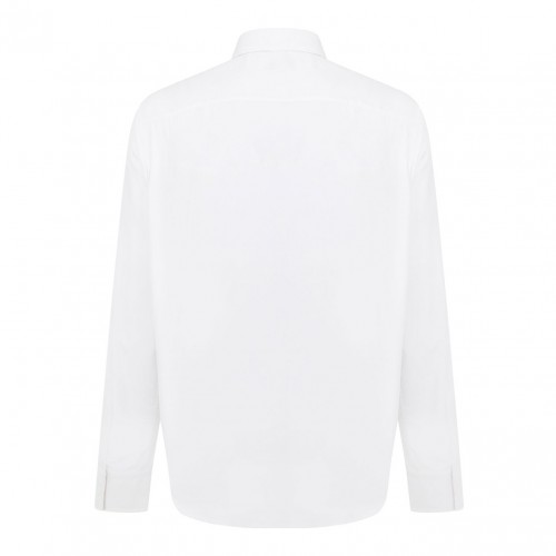White Cotton Poplin Shirt 2