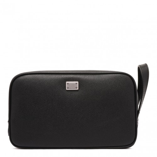 Black Alpine Calfskin Necessaire