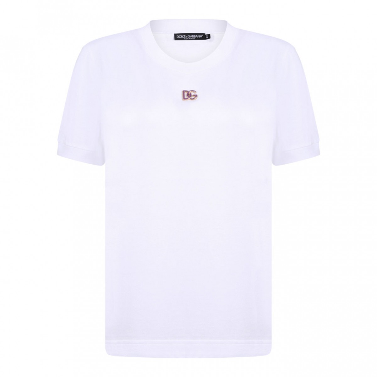 White T-Shirt With Logo