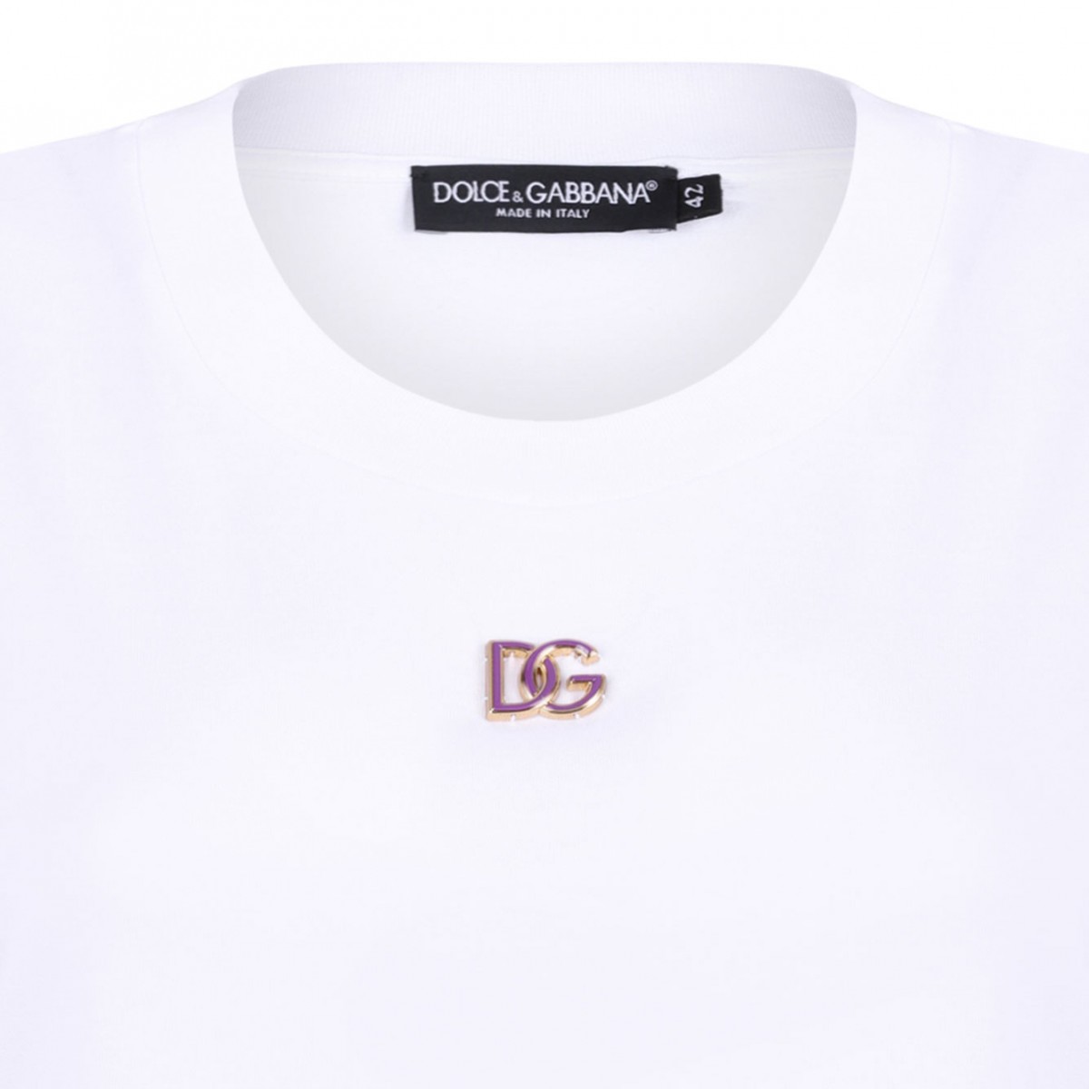 White T-Shirt With Logo